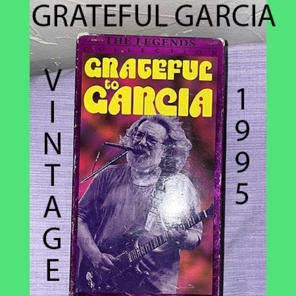 VINTAGE VHS 995 GRATEFUL GARCIA "THE LEGENDS COLLECTION"SET OF 2 TAPE